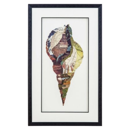 YOSEMITE 1 x 16 x 26 in. Conch II Wall Art, Multi Color 3230052